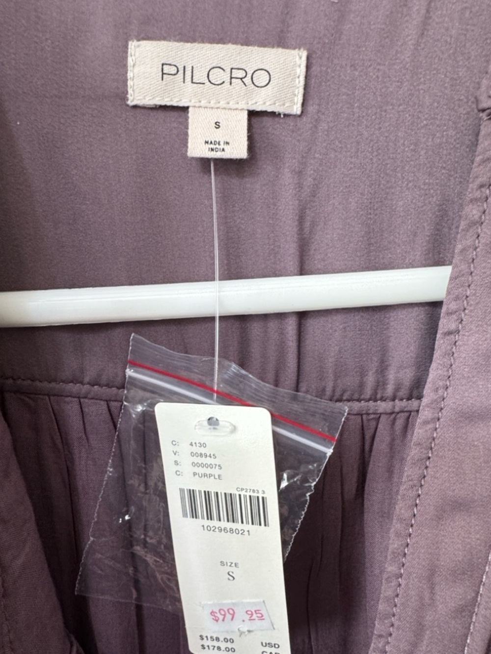 Pilcro Long-Sleeve V-neck Mini Shirt Dress - Picture 2 of 10